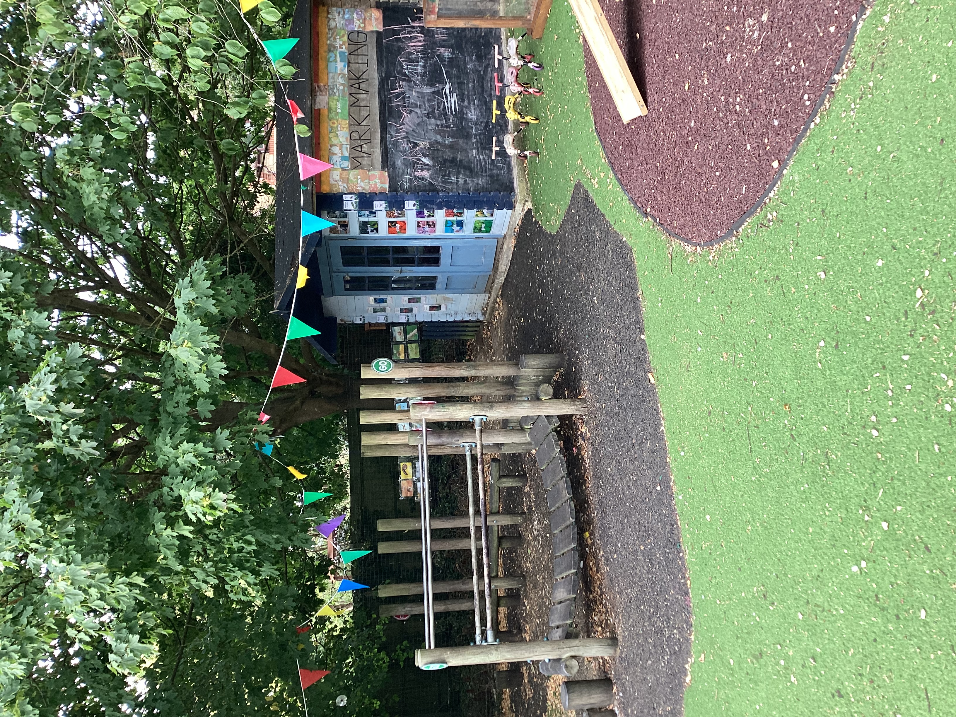Outdoor nursery play space
